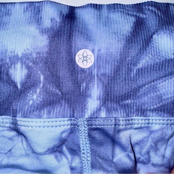 Harmony Balance Workout Yoga Leggings Purple Blue Space Tie Dye Women’s Size XL - Picture 8 of 10